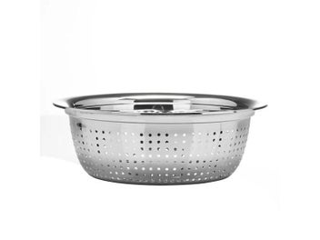 Listing 4 of 10 for Large Metal Bowl Stainless Steel Basin Deep Heavy Duty Mixing Bowl