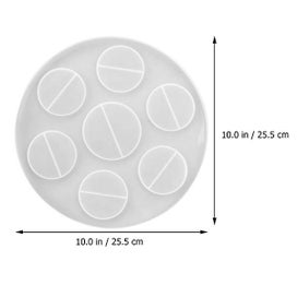 Listing 4 of 4 for Silicone Wine Rack Mould Wine Glass Tray Making Mold Diy Crystal Epoxy Mold