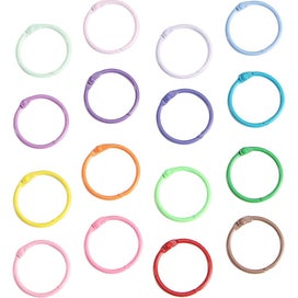 Listing 3 of 5 for 50pcs Multi function Key Rings Daily Use Key Chains Reusable Book Rings Book Ac