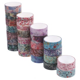 Listing 2 of 3 for 24 Rolls Of Washi Tape Decorative Washi Tape Journal Washi Tapes Scrapbook Stic