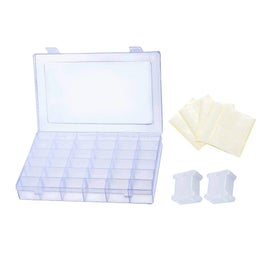 Listing 1 of 2 for Clear Organizer Box Diy Sewing Storage Box Cross Storage Case Cross Storage Box