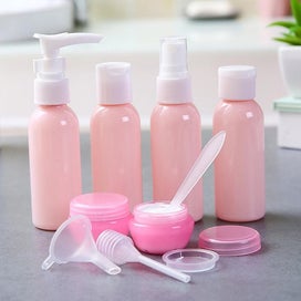 Listing 2 of 4 for 6 Pcs Shampoo Travel Bottle Cream Bottle Lotion Bottle Travel Bottle Set Travel