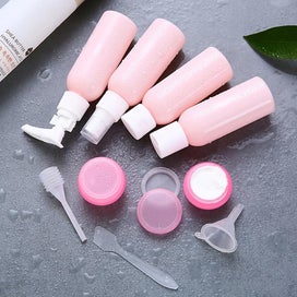 Listing 4 of 4 for 6 Pcs Shampoo Travel Bottle Cream Bottle Lotion Bottle Travel Bottle Set Travel