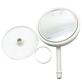 Listing 2 of 5 for 1pc Desktop Round Mirror With Led Light Folding Mirror With Led Lamp 180 Rotati