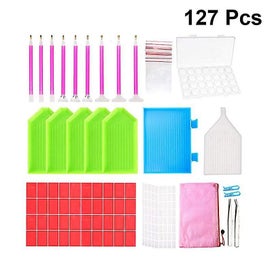 Listing 5 of 5 for 127pc Diamond Painting Tools 3d With Diamond Diy Cross Stitch Embroidery Box Li
