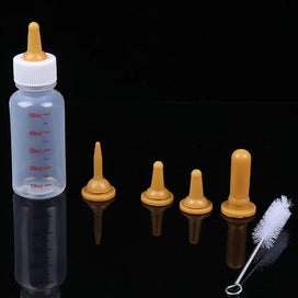 Listing 3 of 4 for 2 Set Silicone Pacifiers Pet Nursing Bottle Set Kitten Formula Bottle Cat Nursi
