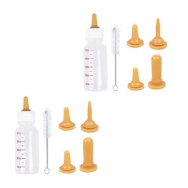 Listing 4 of 4 for 2 Set Silicone Pacifiers Pet Nursing Bottle Set Kitten Formula Bottle Cat Nursi