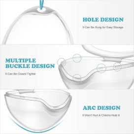 Listing 4 of 5 for Clear Container Pacifier Container Holder Pacifier Holder Case Baby Pacifier Ca