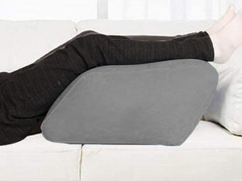 Listing 4 of 5 for Inflatable Leg Elevation Pillow for Swelling Wedge Pillow for Sleeping Grey