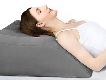 Listing 5 of 5 for Inflatable Leg Elevation Pillow for Swelling Wedge Pillow for Sleeping Grey