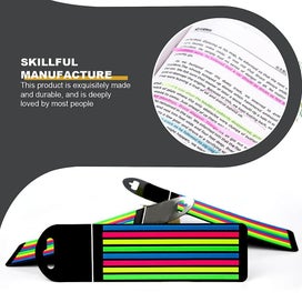 Listing 4 of 5 for 4 Boxes Guided Reading Strips Fine Bookmarks Notebook Tabs Fluorescence Reading