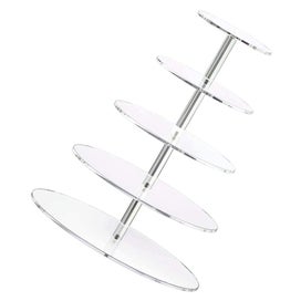 Listing 3 of 3 for 1pc Round Dessert Stand 5 Tier Serving Tray Stand Tiered Cake Stand