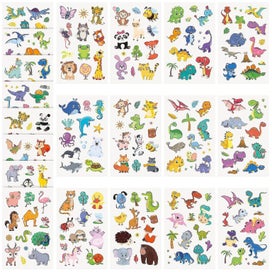 Listing 3 of 4 for 40 Sheets Cartoon Interesting Animal Fake Tattoos Tattoos Sticker Kids Tattoos