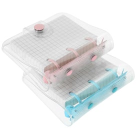 Listing 4 of 4 for 2 Sets Mini Loose leaf Notebook Transparent Buckle Loose leaf Notepad Diy Scr