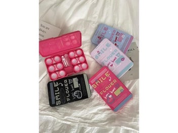 Listing 3 of 9 for Creative American Style Double Contact Lens Case - Portable Eye Lens Box With