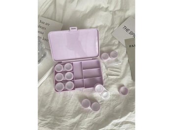 Listing 5 of 9 for Creative American Style Double Contact Lens Case - Portable Eye Lens Box With