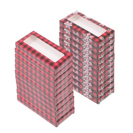 Listing 2 of 4 for 20pcs Christmas Snowflake Pattern False Eyelash Boxes Lovely Xmas Eyelash Cases