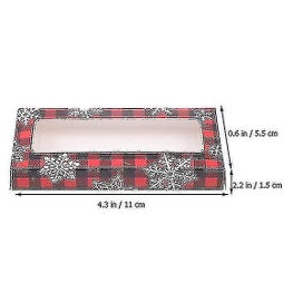 Listing 3 of 4 for 20pcs Christmas Snowflake Pattern False Eyelash Boxes Lovely Xmas Eyelash Cases