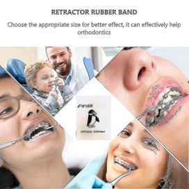 Listing 4 of 5 for 5 Packs Tool Stand Elastic Placer Orthodontic Elastics Orthodontist Rubber Band