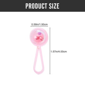 Listing 2 of 5 for 48 Pcs Toddler Toy Mini Rattle Charms Acrylic Baby Teether Baby Shower Rattles