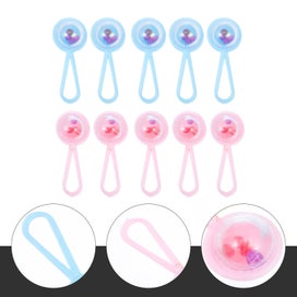 Listing 4 of 5 for 48 Pcs Toddler Toy Mini Rattle Charms Acrylic Baby Teether Baby Shower Rattles