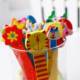 Listing 3 of 3 for 20 Pcs Book Marks Kids Book Markers Childrens Bookmarks Kids Bookmarks Wooden R