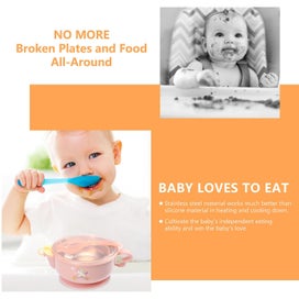 Listing 2 of 3 for Suction Bowls Baby Baby Feeding Set Baby Bowls Spoons Toddler Bowls Baby Bowls