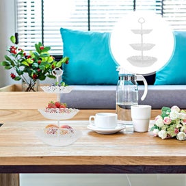 Listing 3 of 3 for Fruit Trays Cake Stand Fruit Basket Stand Snack Server Stand Fruit Plate Stand