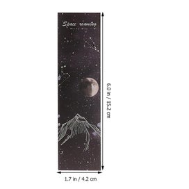 Listing 2 of 3 for 60pcs Earth Space Bookmark Diy Bookmark Exquisite Student Bookmark Paper Label
