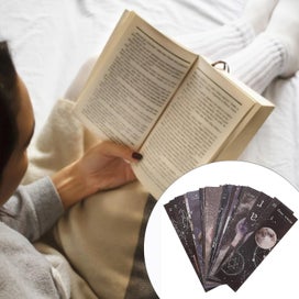 Listing 3 of 3 for 60pcs Earth Space Bookmark Diy Bookmark Exquisite Student Bookmark Paper Label