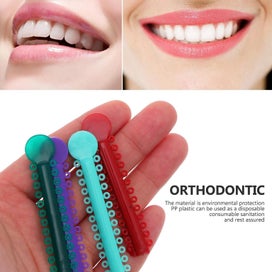 Listing 4 of 5 for 40pcs Ligature Tie Replacement Elastic Orthodontic Elastic Band Supply