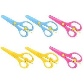 Listing 2 of 3 for 6 Pcs Scrapbook Supplies Smooth Cutting Scissors Fabric Scissors Scrapbook Scis