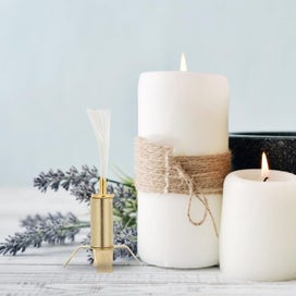 Listing 3 of 3 for Fiberglass Wick Candle Wick Holders Tibetan Incense Stick Holder Candle Wick Ce