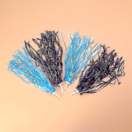 Listing 5 of 5 for 2 Pairs Of Childrens Bike Handlebar Streamers Grips Tassels Ribbons Baby Carrie