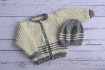 Listing 1 of 2 for Cream & Grey Set