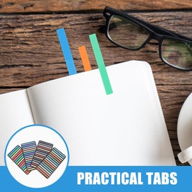 Listing 3 of 3 for 4 Sets Of Colored Bookmarks Reading Notebook Tabs Portable Reading Strips Color