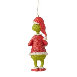 Listing 2 of 2 for Dr Seuss The Grinch by Jim Shore - Grinch Holding Candy Cane Hanging Ornament