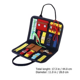 Listing 2 of 4 for Small Toddler Toys Baby Busy Board Felt Busy Board Early Educational Sensory To