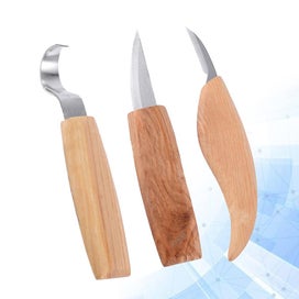 Listing 3 of 3 for 3 Pcs Wood Carving Set Spoon Chisels Hand Tools Knives Woodworking Stainless St