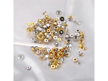 Listing 7 of 10 for 100/200Pcs CCB Bead Charm Irregular Spacer Bead For DIY Jewelry