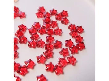 Listing 8 of 10 for 50PC/lot 8mm Frosted Gradient Color Star Beads Czech Glass Loose Spacer Beads