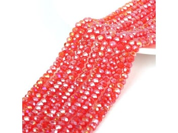 Listing 7 of 10 for 2mm-8mm Rondelle Faceted Glass Beads For DIY Bracelet Jewelry