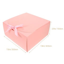 Listing 2 of 2 for 6pcs Cake Packing Boxes Bowknot Cake Boxes Decorative Dessert Boxes Cake Gift B