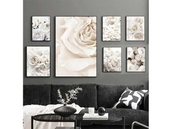 Listing 3 of 10 for Islamic Beige Poster Landscape Canvas Print For Mosque Morocco Door/wall Art