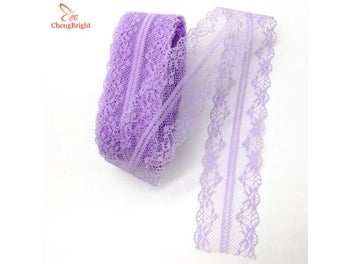 Listing 4 of 10 for 10 Yards Black Lace Ribbon Tape 40MM Wide Trim Fabric DIY Handicrafts