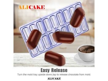 Listing 6 of 10 for Polycarbonate Chocolate Mold Sphere Chocolate Tools Cake Confectionery Acrylic