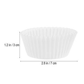 Listing 3 of 3 for 100 Pcs White Wrapping Paper Lollipop Wrappers Muffin Wrappers Paper Muffin Lin