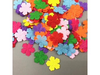Listing 3 of 6 for DIY 400pcs Felt Appliques Craft Cherry Shape Decorative Scrapbooking 21mm