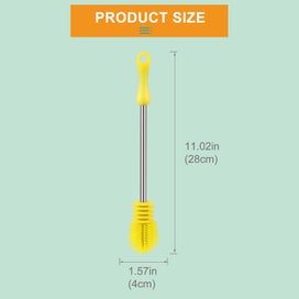 Listing 2 of 3 for 1 Pc Nonslip Bottle Brush Simple Pacifier Brush Convenient Water Bottle Brush