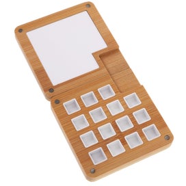 Listing 1 of 5 for Portable Color Mixing Box Wooden Watercolor Paint Case Magnetic Pigment Case